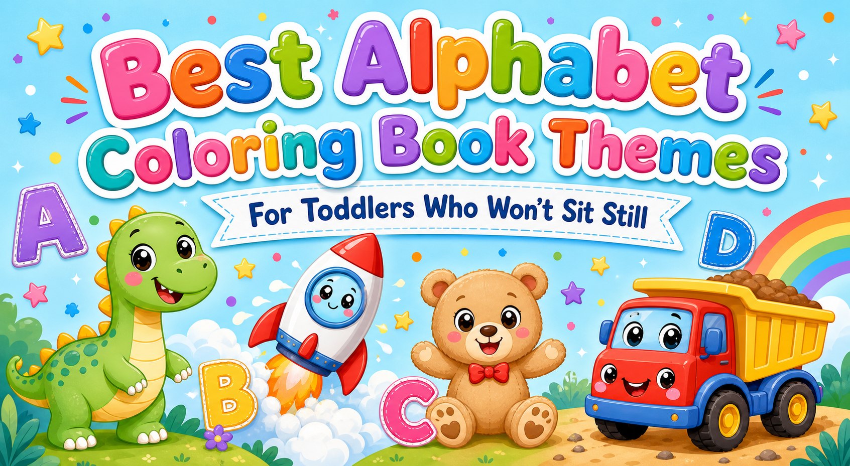 Best Alphabet Coloring Book Themes for Toddlers Who Won't Sit Still