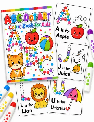 ABC Dot Marker Alphabet Worksheets printable page preview 5