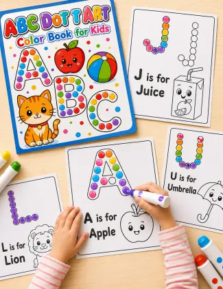ABC Dot Marker Alphabet Worksheets printable page preview 2