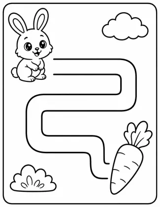 Pencil Control Activity Book For Toddlers Ages 2-4 printable page preview 4