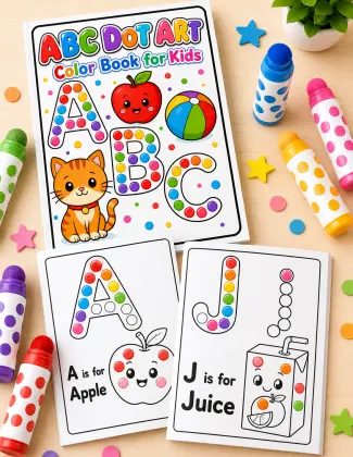 ABC Dot Marker Alphabet Worksheets printable page preview 4